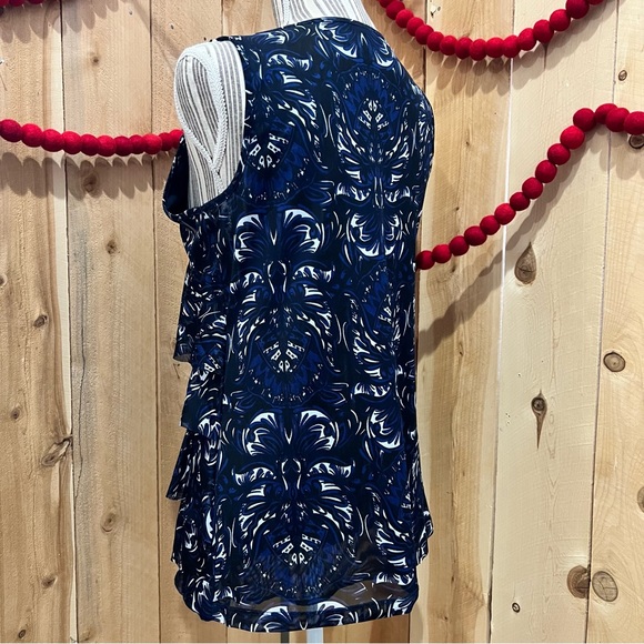 NY&Co. Layered Ruffles Tank Blouse Sz.M - Picture 2 of 3